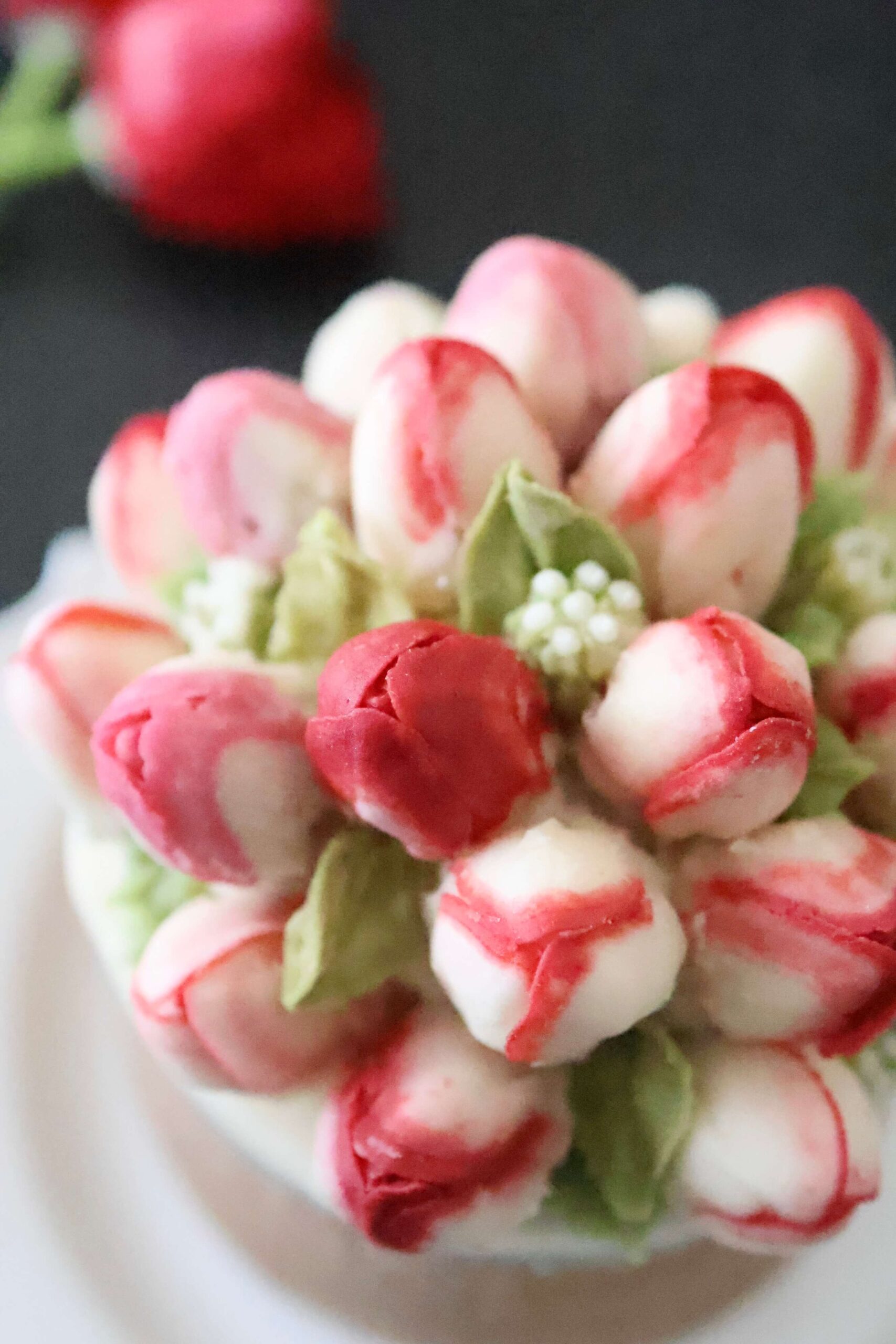 上級②　lesson2　チューリップケーキ