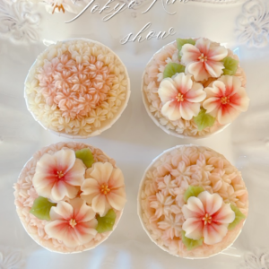 東京キモノショー限定スペシャルバーション　“桜のあんの花絞り”